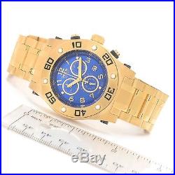 New Men's Invicta 15765 Speedway Reserve Swiss Chrono Blue MOP Dial Plated Watch