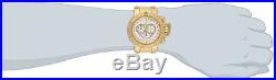 New Mens Invicta 5406 Subaqua Chronograph Gold Tone Steel Bracelet Watch