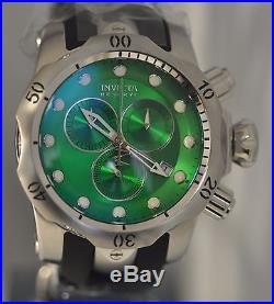 New Mens Invicta 6105 Reserve Venom Swiss Chronograph Green Dial Poly Watch