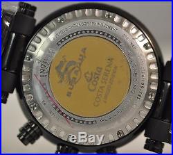 New Mens Invicta Cruise Line Subaqua Swiss Chronograph Skeleton Black Dial Watch