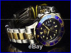 RARE Invicta Mens 300M Grand Diver Automatic TT Blue Dial Stainless Steel Watch