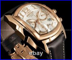 RARE Invicta Mens 47mm Grand Lupah Dragon Swiss Chronograph Rose Tone SS Watch