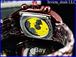RARE New Invicta Men Dragon Lupah Swiss Chronograph High Polished Burgundy Watch