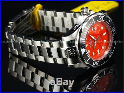Rare Invicta Men's 47mm Grand Diver Automatic Bright Orange Dial NH35 SS Watch