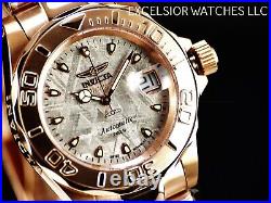 Rare Invicta Men's L. E Natural Meteorite Swiss ETA 2824 Automatic Sapphire Watch