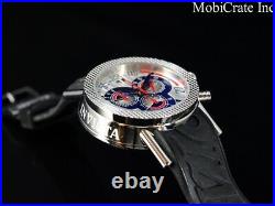 Rare Invicta Mens 47mm SWISS MADE S1 Rounder Quartz Chronograph Poly Strap Watch