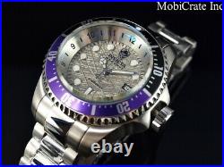 Rare Invicta Reserve Mens 52mm Hydromax NH35 Automatic Meteorite Dial SS Watch