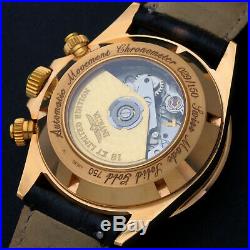 Rare Invicta Solid 18K Rose Gold Automatic 7750 Man's Chronograph Watch, 29/100