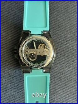 Sky Blue GHOST 48mm Gray/Gunmetal Case Mechanical SPEEDWAY Invicta Mens Watch